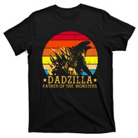 Dadzilla Father Of The Monsters Retro Vintage T-Shirt