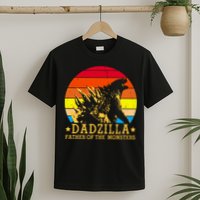Dadzilla Father Of The Monsters Retro Vintage T-Shirt