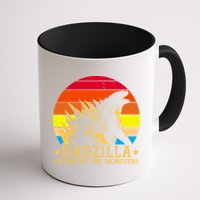 Dadzilla Father Of The Monsters Retro Vintage Mug