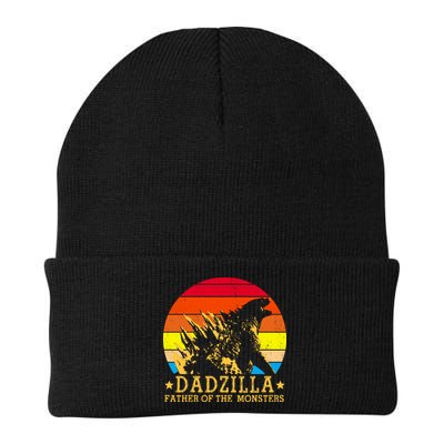 Dadzilla Father Of The Monsters Retro Vintage Beanie