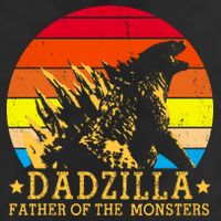 Dadzilla Father Of The Monsters Retro Vintage Tumbler
