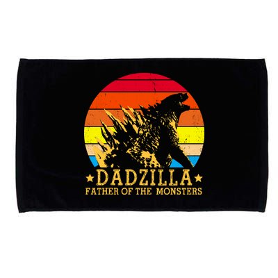 Dadzilla Father Of The Monsters Retro Vintage Microfiber Hand Towel