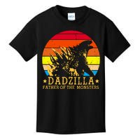 Dadzilla Father Of The Monsters Retro Vintage Kids T-Shirt