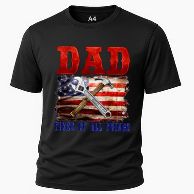 Dad Fixer Of All Things Funny Father Day Performance Shirt
