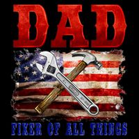 Dad Fixer Of All Things Funny Father Day Impact Tech Backpack