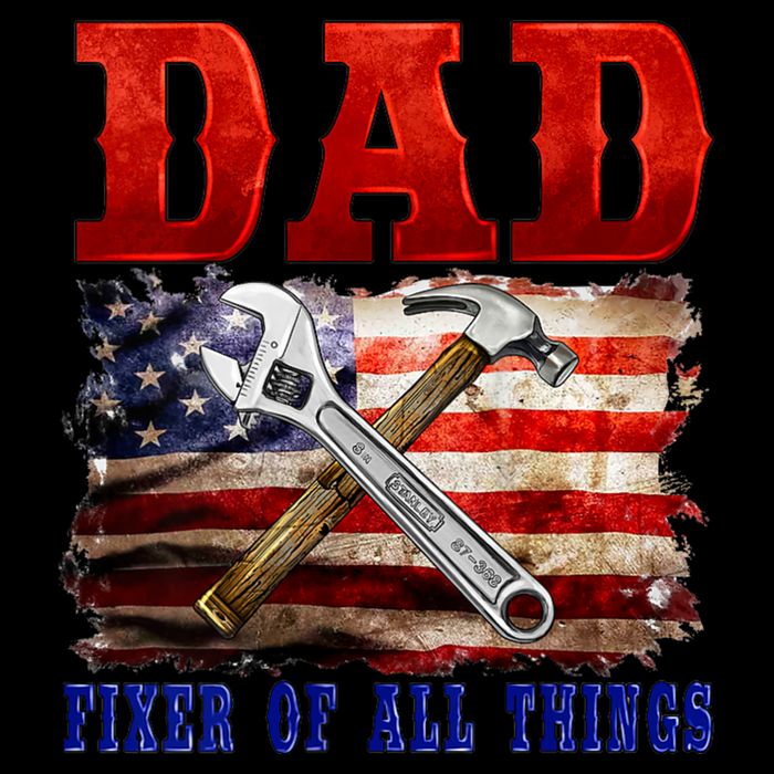 Dad Fixer Of All Things Funny Father Day Impact Tech Backpack