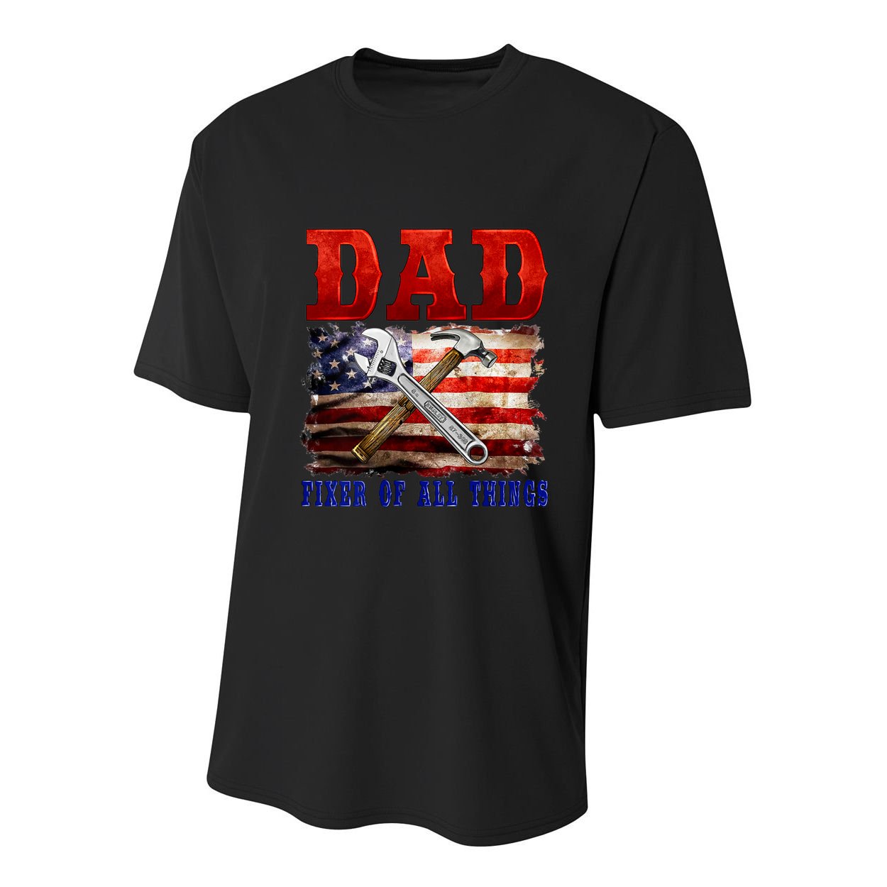Dad Fixer Of All Things Funny Father Day Youth Performance Sprint T-Shirt