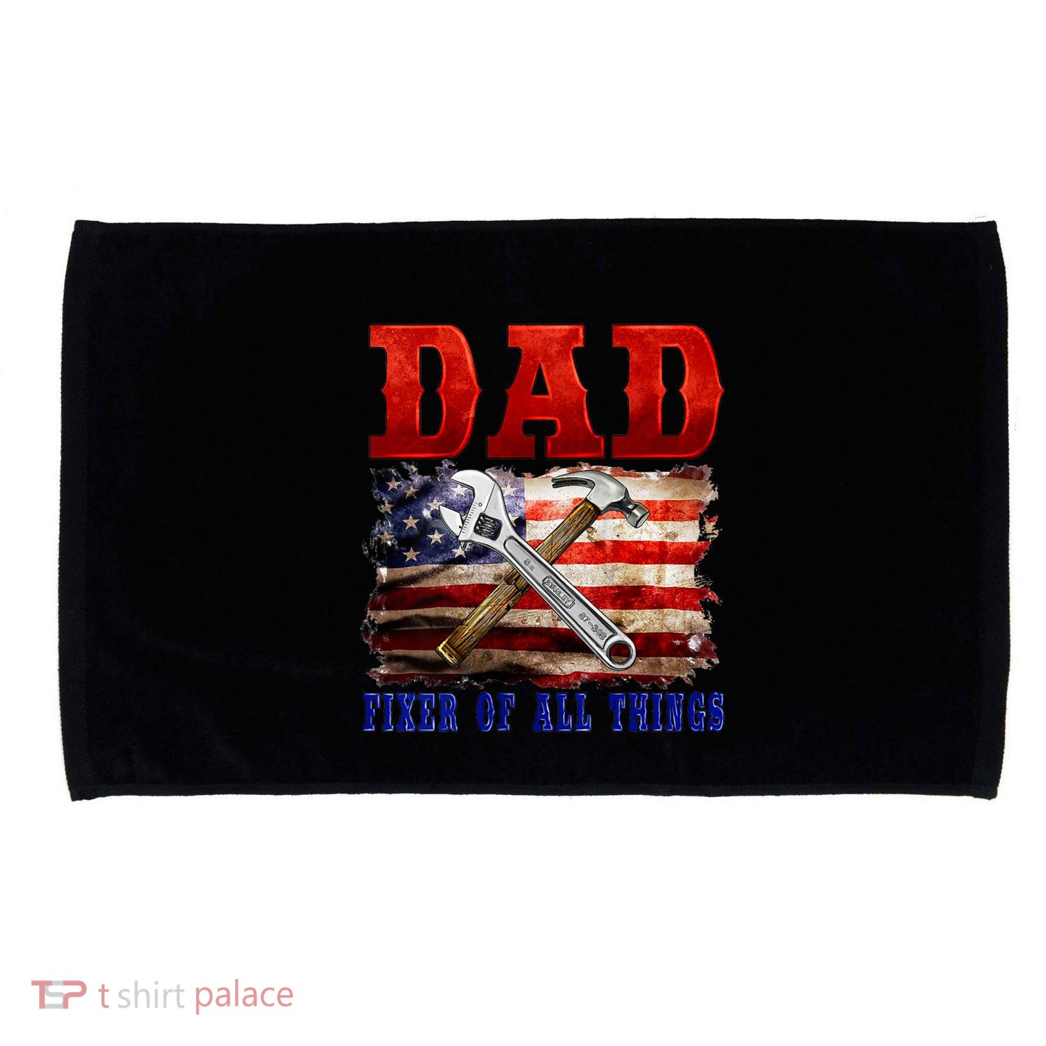 Dad Fixer Of All Things Funny Father Day Microfiber Hand Towel