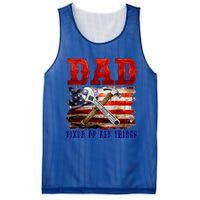 Dad Fixer Of All Things Funny Father Day Mesh Reversible Basketball Jersey Tank