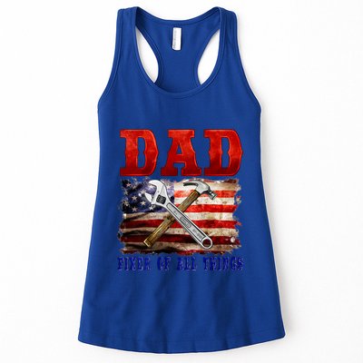 Dad Fixer Of All Things Funny Father Day Womens Tank Top