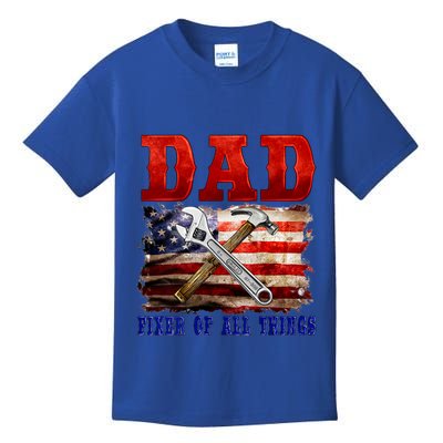 Dad Fixer Of All Things Funny Father Day Kids T-Shirt