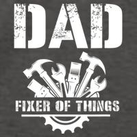 Dad Fixer Of All Things Funny Handymantools Dad Fathers Day Vector Backpack