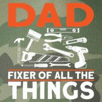 Dad Fixer Of All The Things Handyman Dads Dad Fixer Legacy Tie Dye Trucker Hat