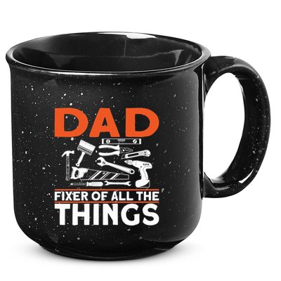 Dad Fixer Of All The Things Handyman Dads Dad Fixer 15oz Campfire Ceramic Mug