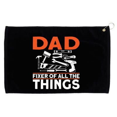 Dad Fixer Of All The Things Handyman Dads Dad Fixer Grommeted Golf Towel