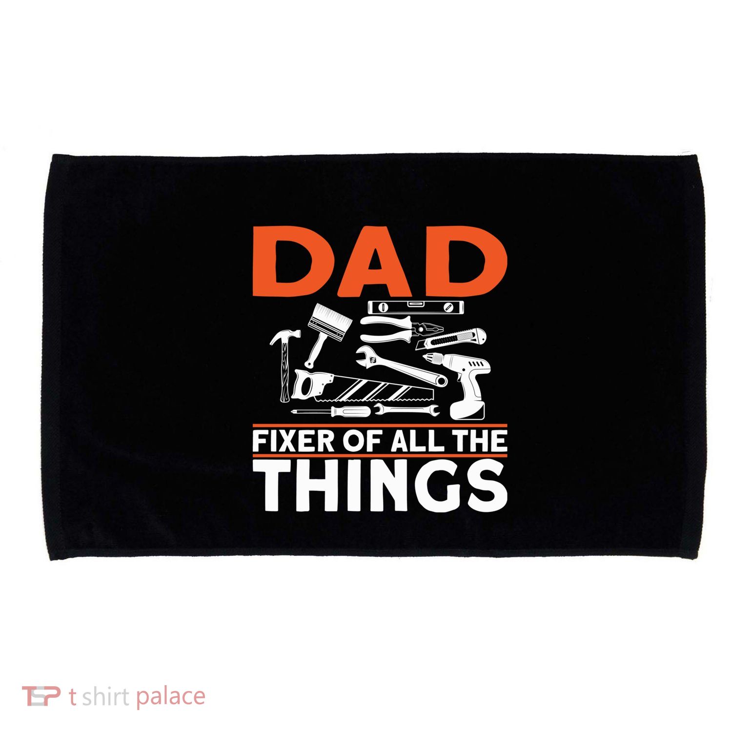 Dad Fixer Of All The Things Handyman Dads Dad Fixer Microfiber Hand Towel