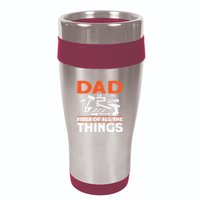 Dad Fixer Of All The Things Handyman Dads Dad Fixer 16oz Travel Tumbler