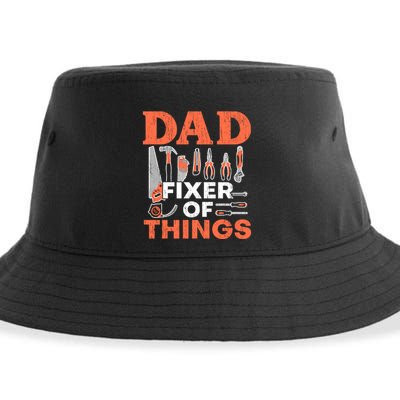 Dad Fixer Of Things Artisan Crafts Repair Fathers Day Gift Sustainable Bucket Hat