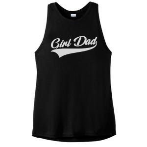 Dad Father Of Proud New Dad Classic Ladies PosiCharge Tri-Blend Wicking Tank