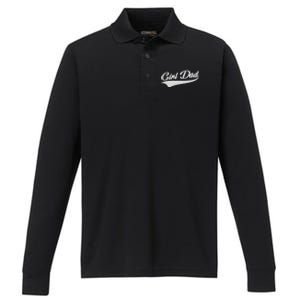 Dad Father Of Proud New Dad Classic Performance Long Sleeve Polo