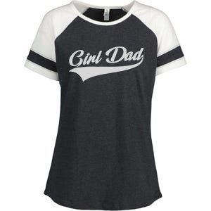 Dad Father Of Proud New Dad Classic Enza Ladies Jersey Colorblock Tee