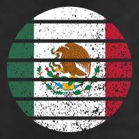 Distressed Flag Of Mexico Circle Cool Comfort Performance Bucket Hat