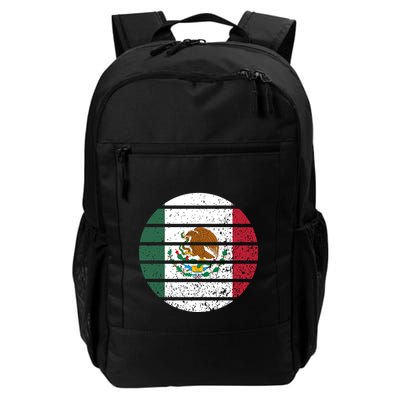 Distressed Flag Of Mexico Circle Backpack