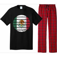 Distressed Flag Of Mexico Circle Pajama Set