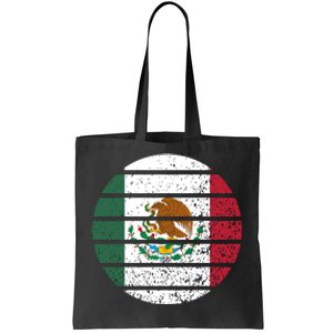 Distressed Flag Of Mexico Circle Tote Bag