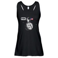 Dibs Flag On Moon Astronaut Space Ladies Essential Flowy Tank