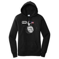 Dibs Flag On Moon Astronaut Space Women's Pullover Hoodie