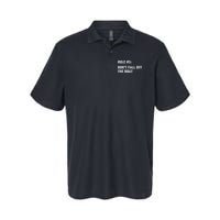 Dont Fall Off The Boat Funny Cruise Ship Vacation Softstyle Adult Sport Polo