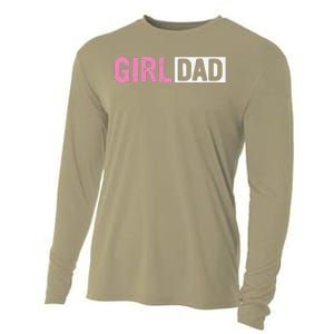 Dad Father Of Proud New Dad Fathers Day Cooling Performance Long Sleeve Crew