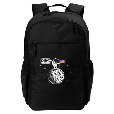 Dibs Flag On Moon Astronaut Space Daily Commute Backpack