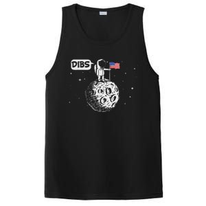 Dibs Flag On Moon Astronaut Space PosiCharge Competitor Tank