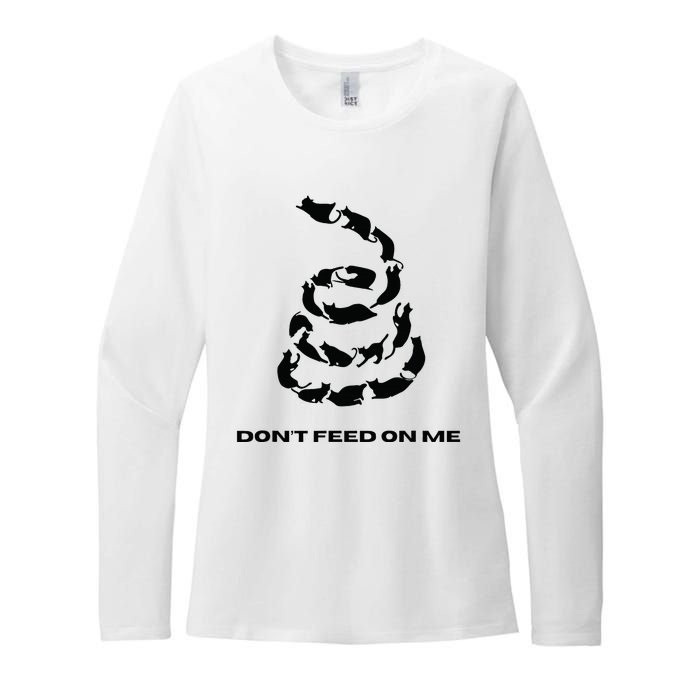 DonT Feed On Me Cats Womens CVC Long Sleeve Shirt