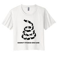 DonT Feed On Me Cats Women's Crop Top Tee