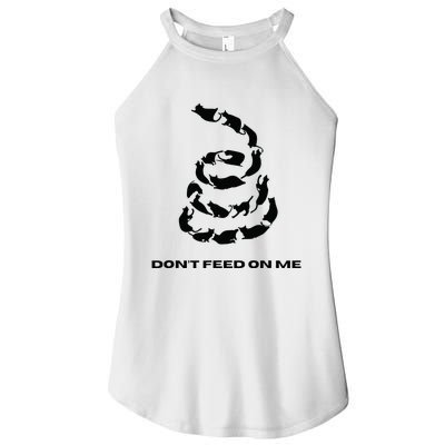 DonT Feed On Me Cats Women's Perfect Tri Rocker Tank