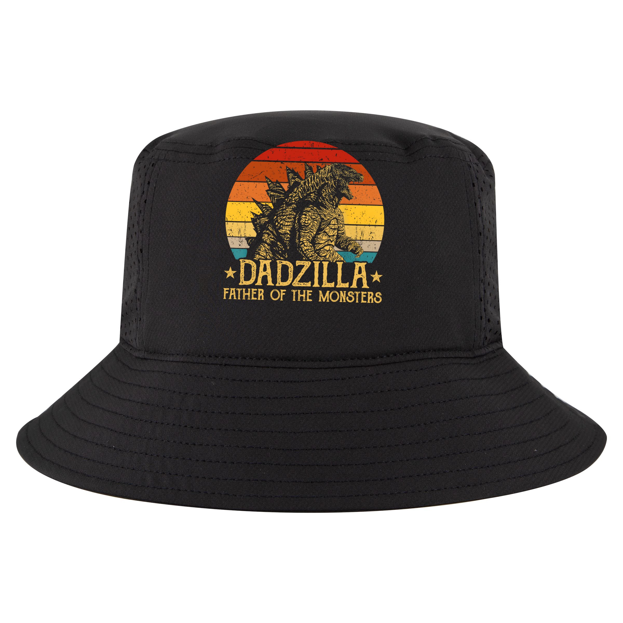 Dadzilla Father Of The Monsters Retro Vintage Sunset Apron