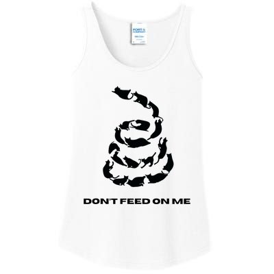 DonT Feed On Me Cats Ladies Essential Tank