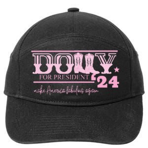 Dolly For President Personalized Dolly 7-Panel Snapback Hat