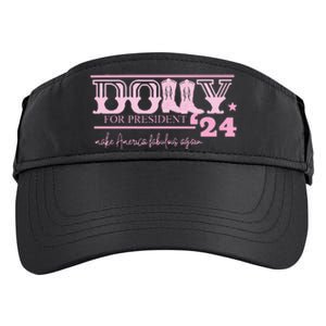 Dolly For President Personalized Dolly Adult Drive Performance Visor