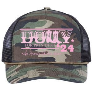 Dolly For President Personalized Dolly Retro Rope Trucker Hat Cap