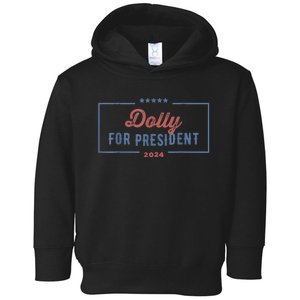 Dolly For President 2024 Retro Toddler Hoodie