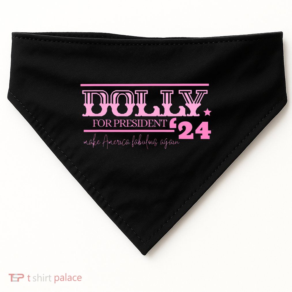 Dolly For President USA-Made Doggie Bandana