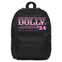 Dolly For President 16 in Basic Backpack