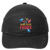 Dangerous Frogs P.O.I.S.O.N Dart Frogs Frog Lover 7-Panel Snapback Hat