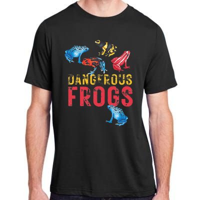 Dangerous Frogs P.O.I.S.O.N Dart Frogs Frog Lover Adult ChromaSoft Performance T-Shirt