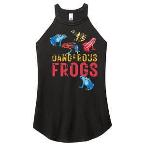 Dangerous Frogs P.O.I.S.O.N Dart Frogs Frog Lover Women’s Perfect Tri Rocker Tank