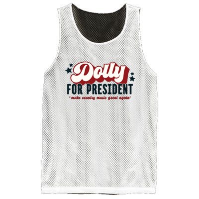 Dolly For President Mesh Reversible Basketball Jersey Tank